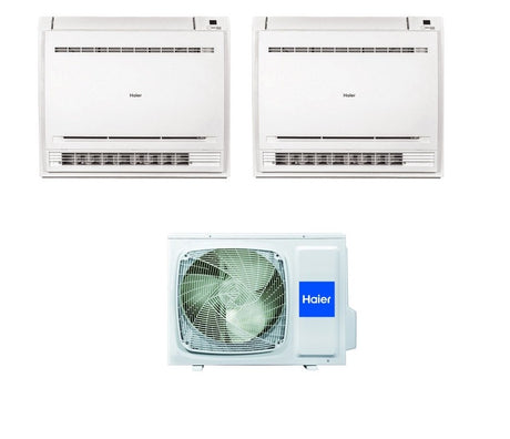 climatizzatore condizionaore haier inverter pavimento 9_9 btu con 2u14cs4era 9000_9000