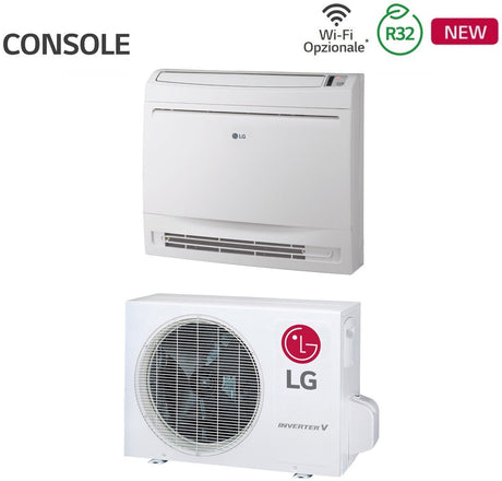 climatizzatore condizionatore console inverter lg 18000 btu uq18f r 32 wi fi optional novita
