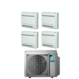 climatizzatore condizionatore daikin bluevolution a pavimento quadri split inverter serie fvxm f 9_9_9_12 con 4mxm80n r 32 wi fi optional con telecomando ad infrarossi incluso 9000_9000_9000_12000 garanzia italiana 10881