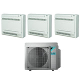 climatizzatore condizionatore daikin bluevolution a pavimento trial split inverter serie fvxm f 12_12_12 con 3mxm68n r 32 wi fi optional con telecomando ad infrarossi incluso 12000_12000_12000 garanzia italiana