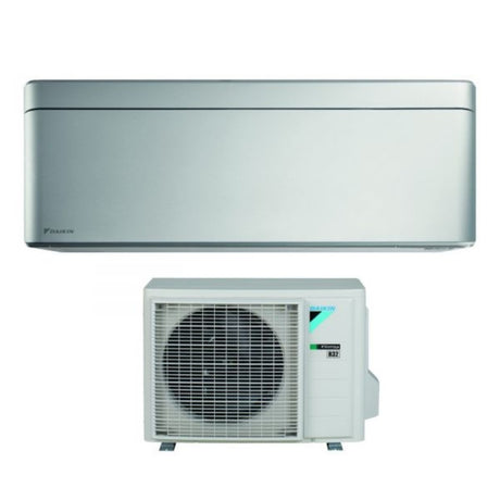 climatizzatore condizionatore daikin bluevolution inverter serie stylish total silver 9000 btu ftxa25bs r 32 wi fi integrato classe a___ colore grigio garanzia italiana
