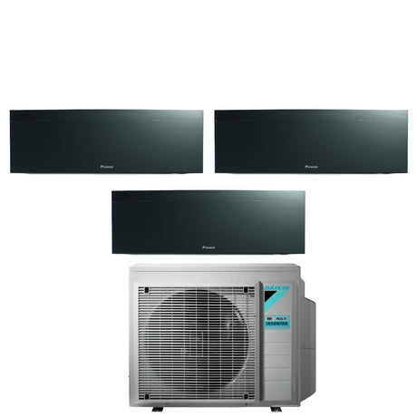 climatizzatore condizionatore daikin bluevolution trial split inverter serie emura black iii 7_9_9 con 3mxm52n r 32 wi fi integrato 7000_9000_9000 colore nero garanzia italiana