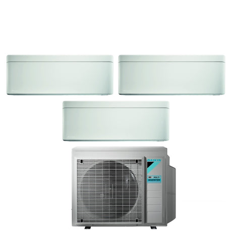 climatizzatore condizionatore daikin bluevolution trial split inverter serie stylish white 9_12_12 con 4mxm80a r 32 wi fi integrato 9000_12000_12000 colore bianco   garanzia italiana