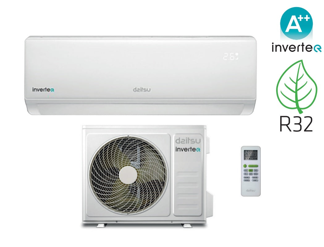 climatizzatore condizionatore daitsu inverter linea dr 9000 btu ds 9kidr dos 9kidr r 32 wi fi optional a__ a_