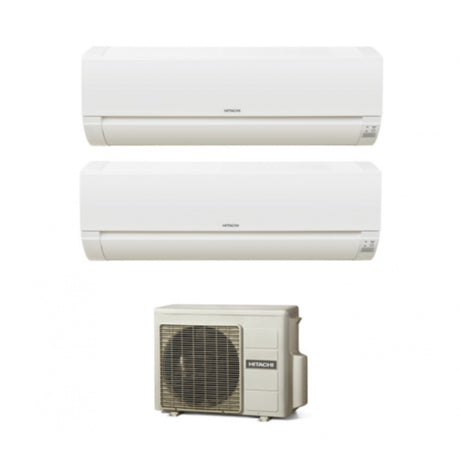 climatizzatore condizionatore dual split inverter hitachi serie dodai 7000_7000 con ram 40ne2f r 32 wi fi optional novita