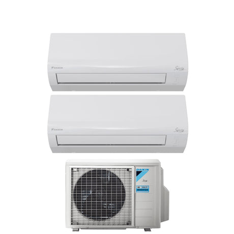 climatizzatore condizionatore dual split inverter r 32 serie sensira 12000_12000 btu 2amxf50a wi fi optional 12_12 novita