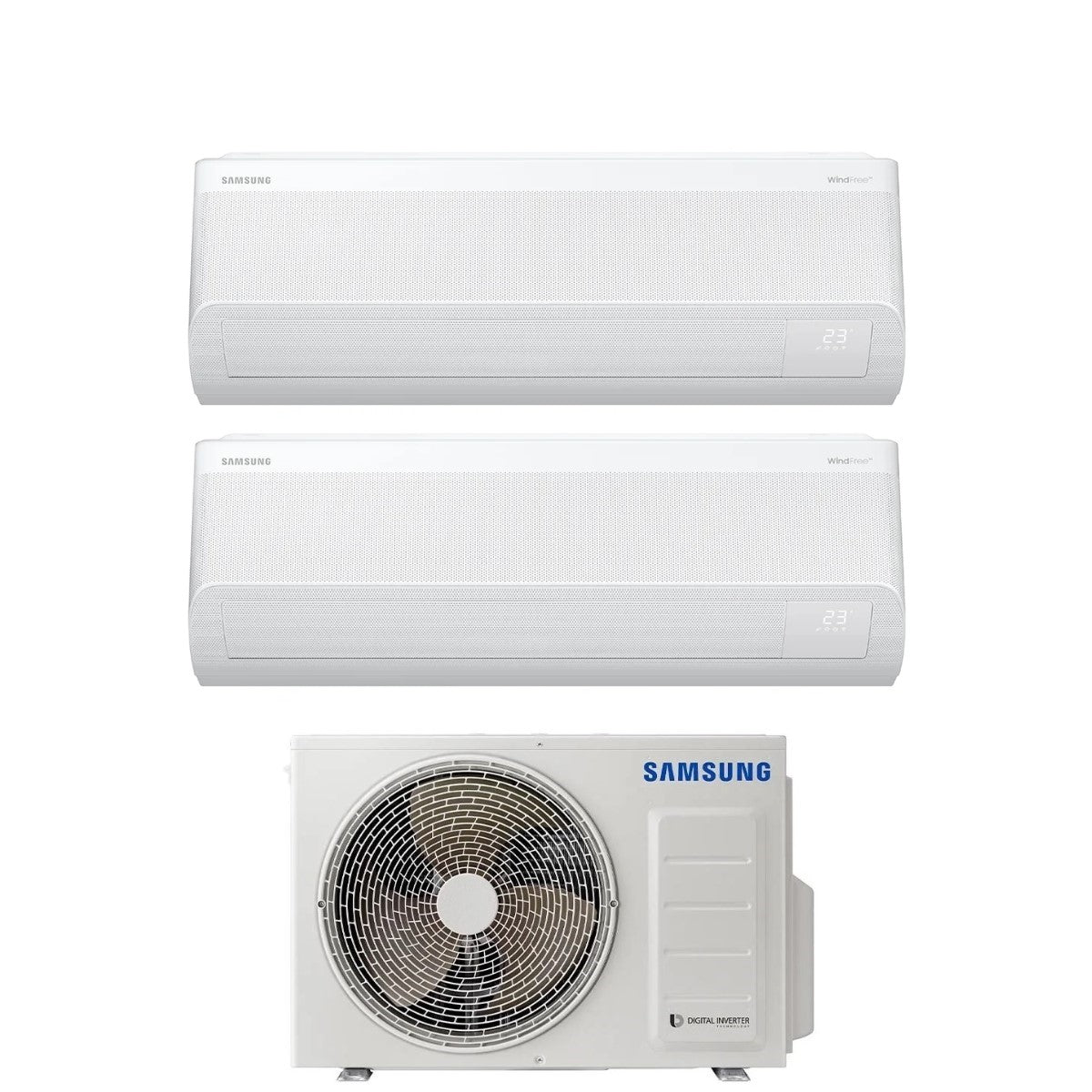 climatizzatore condizionatore dual split inverter samsung serie windfree avant 9000_9000 btu con aj040txj2kg a___ wi fi 9_9 novita 8179