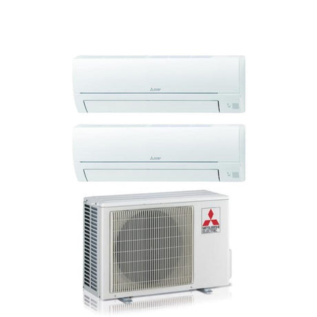 climatizzatore condizionatore dual split mitsubishi electric serie smart msz hr 9000_12000 con mxz 2ha50vf wi fi optional 9_12 r 32 novita