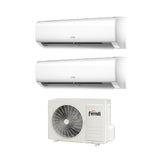 climatizzatore condizionatore ferroli dual split inverter serie diamant plus m 7_12 con 18 2 r 32 wi fi integrato 7000_12000 novita