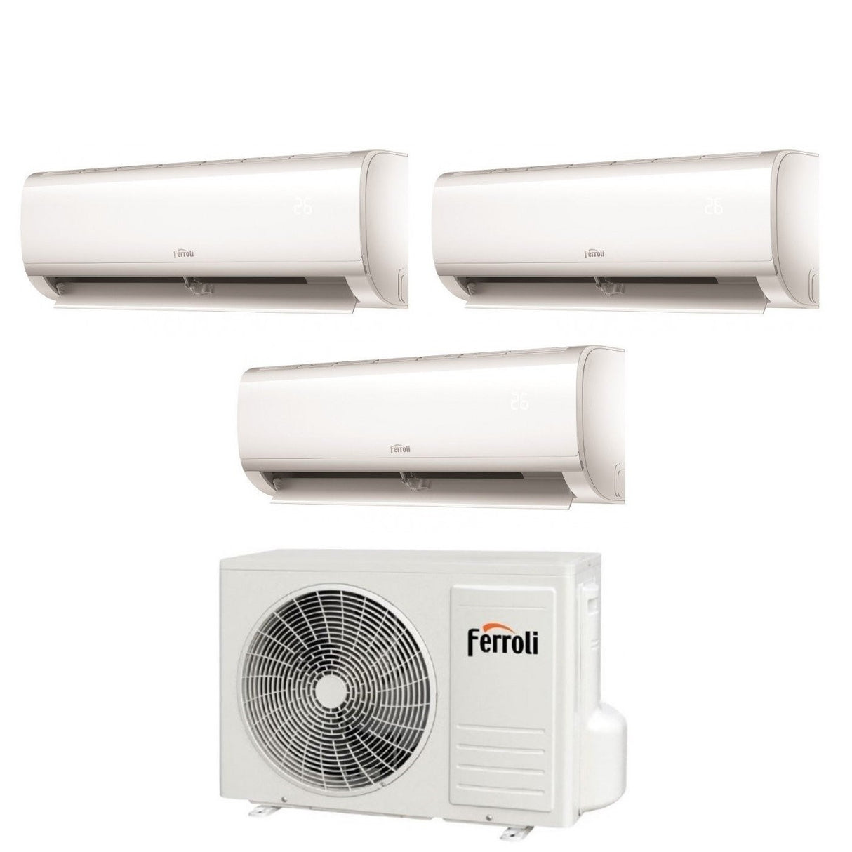 climatizzatore condizionatore ferroli trial split inverter serie ambra m 7_9_9 con 21 3 r 32 wi fi integrato 7000_9000_9000 novita