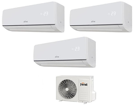 climatizzatore condizionatore ferroli trial split inverter serie aster m 7_7_9 con 24 3 7000_7000_9000