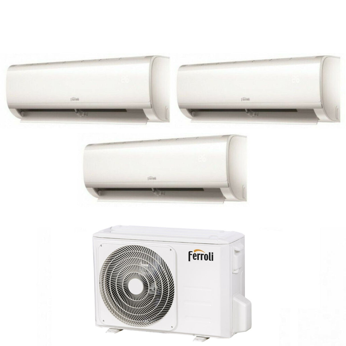 climatizzatore condizionatore ferroli trial split inverter serie diamant m 9_9_12 con 27 3 r 32 wi fi integrato 9000_9000_12000 novita 9151