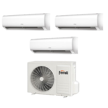 climatizzatore condizionatore ferroli trial split inverter serie diamant plus m 7_9_12 con 21 3 r 32 wi fi integrato 7000_9000_12000 novita 17800