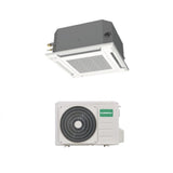 climatizzatore condizionatore fujitsu general cassetta a flusso d aria circolare inverter 45000 btu aux45krlb con comando e con pannello