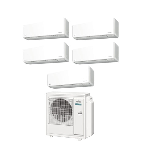 climatizzatore condizionatore fujitsu penta split inverter serie km 9_9_9_12_14 con aoyg36kbta5 r 32 wi fi integrato 9000_9000_9000_12000_14000
