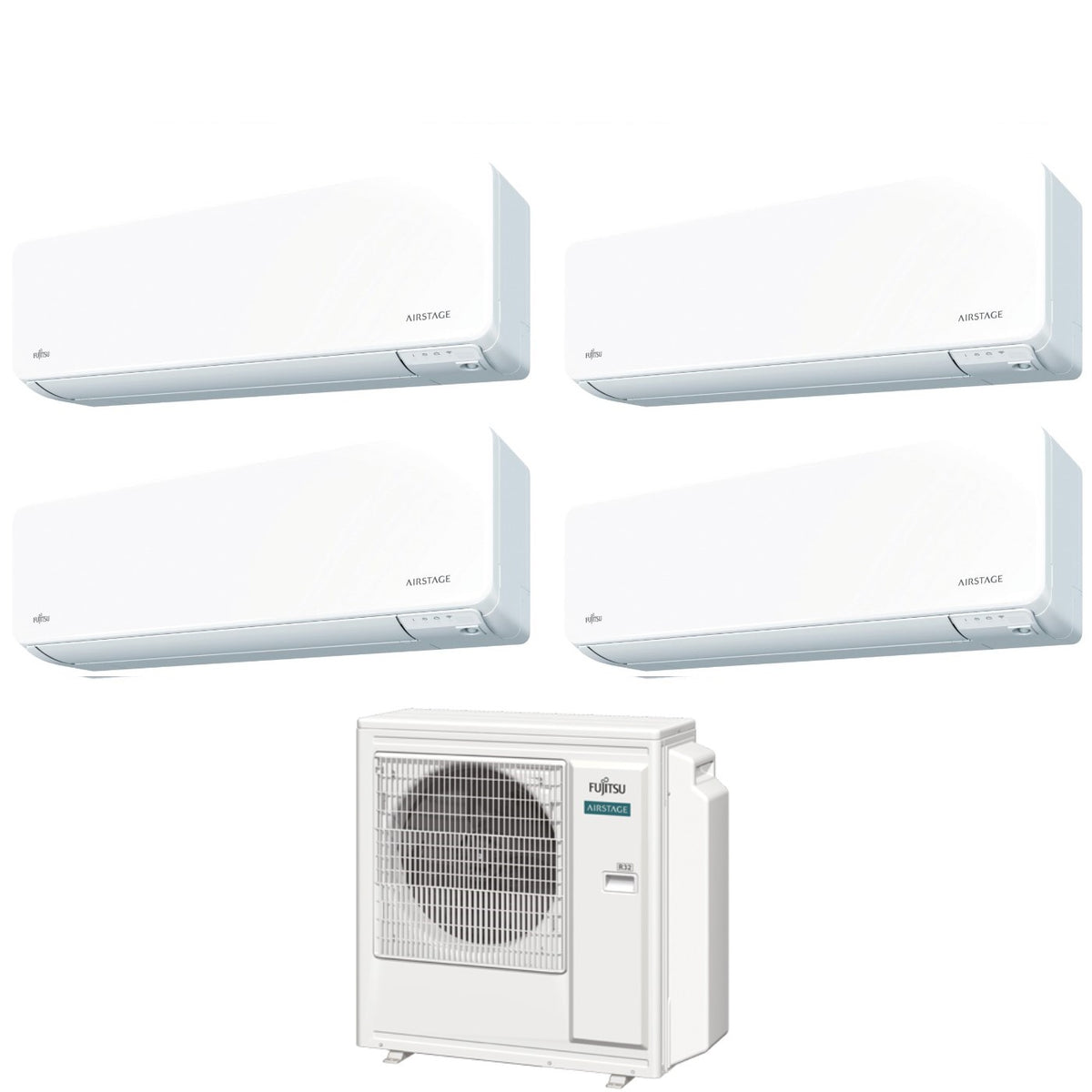 climatizzatore condizionatore fujitsu quadri split inverter serie kg 7_9_9_12 con aoyg30kbta4 r 32 wi fi integrato 7000_9000_9000_12000