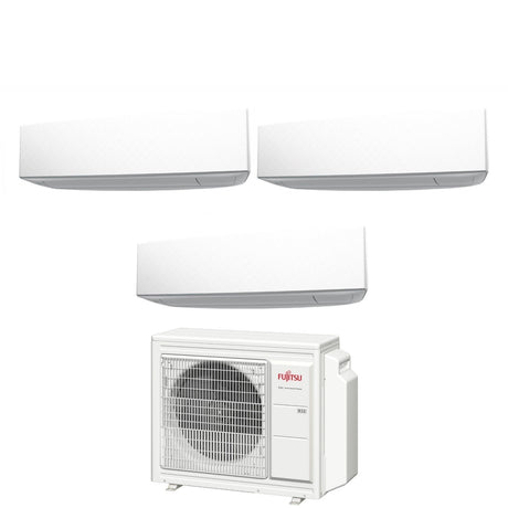 climatizzatore condizionatore fujitsu trial split inverter serie ke white 7_9_14 con aoyg24kbta3 r 32 wi fi integrato 7000_9000_14000 colore bianco