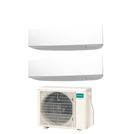 climatizzatore condizionatore general fujitsu dual split inverter serie keta white 7_9 con aohg18kbta2 r 32 wi fi optional 7000_9000 colore bianco novita