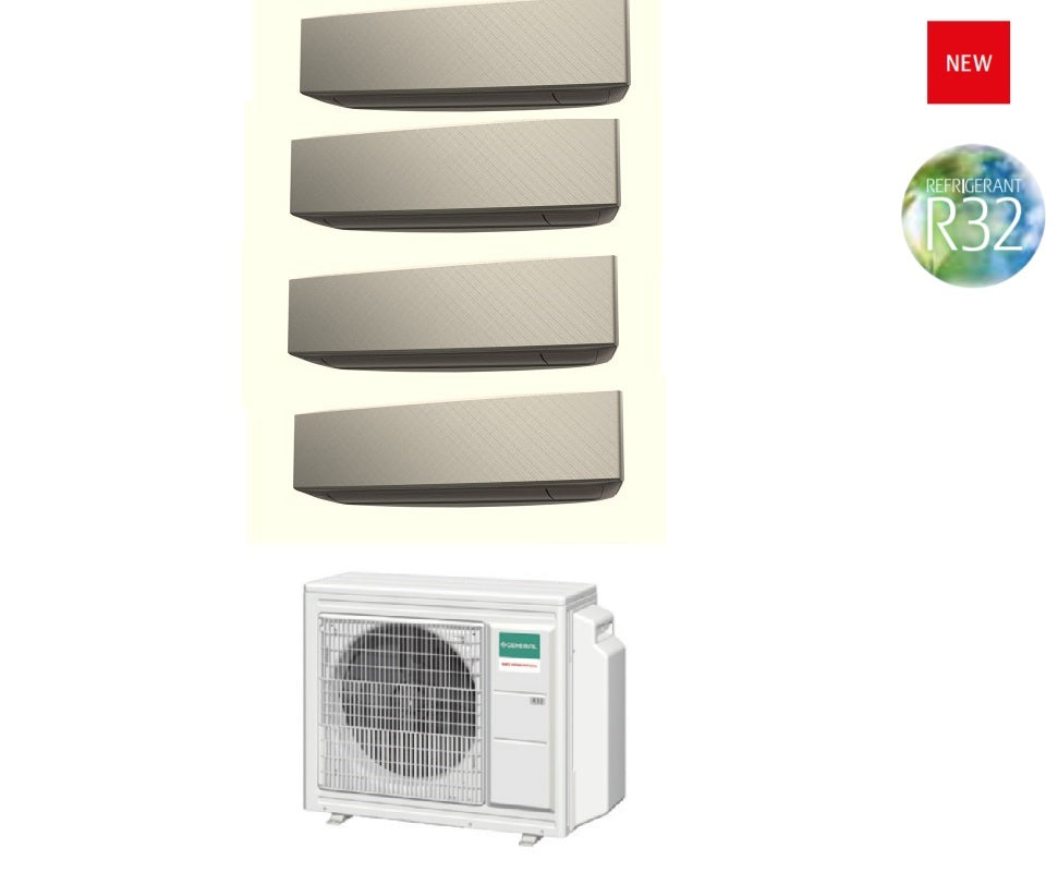 climatizzatore condizionatore general fujitsu trial split inverter keta silver 7_7_7_7 btu con aohg30kbta4 r 32 7000_7000_7000_7000 wi fi optional novita