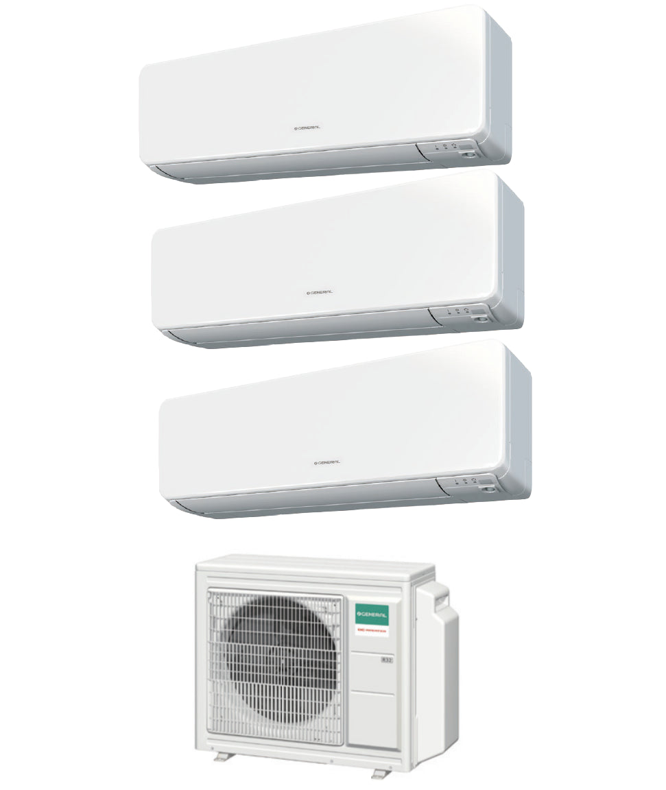 climatizzatore condizionatore general fujitsu trial split inverter kgtb 9_12_12 btu con aohg24kbta3 r 32 9000_12000_12000 wi fi optional novita copia