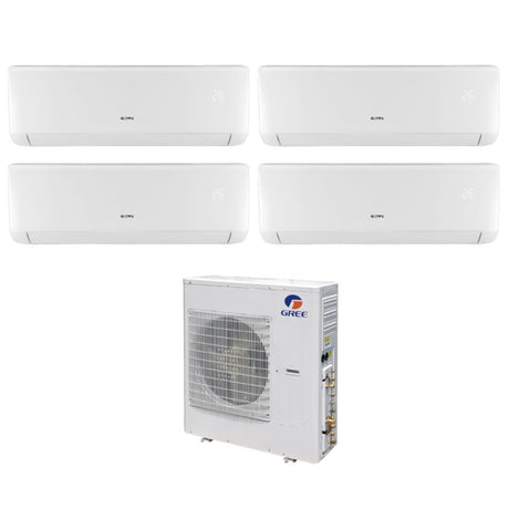 climatizzatore condizionatore gree quadri split inverter serie bora 9_9_9_12 con gwhd36nk6lo r 32 9000_9000_9000_9000 10712