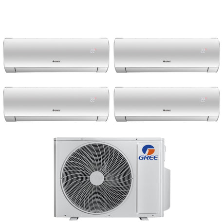 climatizzatore condizionatore gree quadri split inverter serie fairy 9_9_12_18 con gwhd 36 nk6lo r 32 wi fi integrato 9000_9000_12000_18000