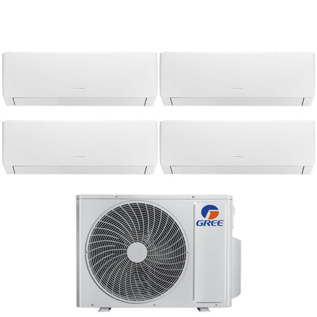 climatizzatore condizionatore gree quadri split inverter serie pular 7_7_7_9 con gwhd 36 nk6oo r 32 wi fi integrato 7000_7000_7000_9000