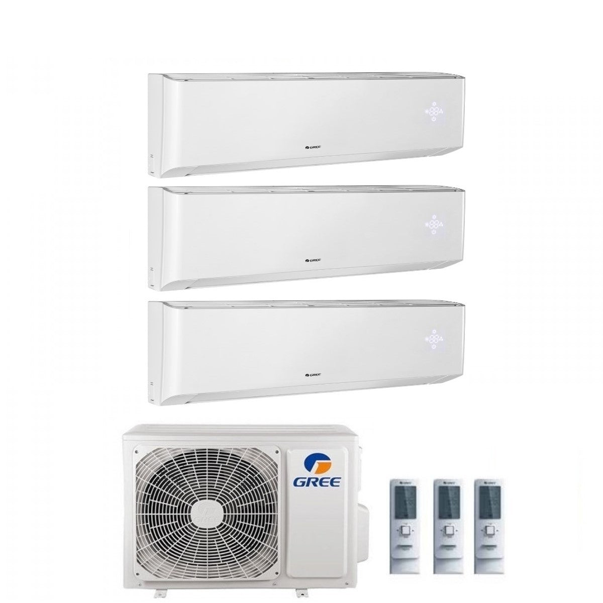 climatizzatore condizionatore gree trial split inverter serie amber 9_9_9 con gwhd24nk6lo r 32 wi fi 9000_9000_9000 new 2018