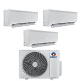 climatizzatore condizionatore gree trial split inverter serie bora plus 12_12_12 con gwhd 24 nk6oo r 32 wi fi optional 12000_12000_12000
