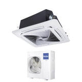 climatizzatore condizionatore haier cassetta 90x90 round flow 48000 btu abh140k1erg trifase r 32 wi fi optional con pannello no sensor incluso 6194