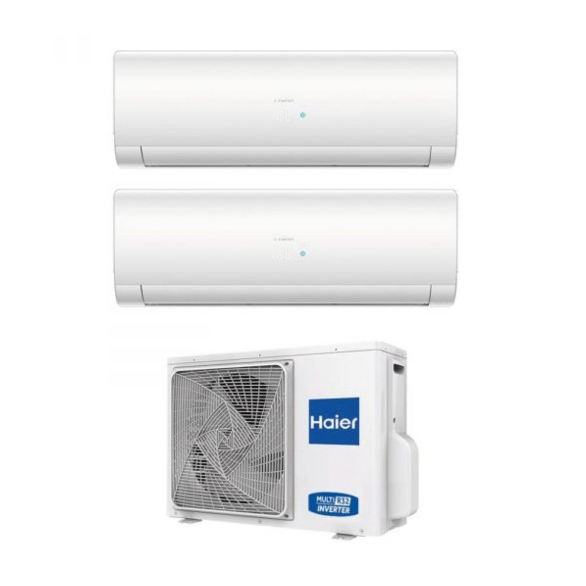 climatizzatore condizionatore haier dual split inverter serie ies plus 7_9 con 2u50s2sm1fa r 32 wi fi integrato 7000_9000 novita