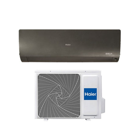 climatizzatore condizionatore haier inverter serie flexis plus black 24000 btu as71s2sf1fa mb3 r 32 wi fi integrato classe a__ a_ colore nero