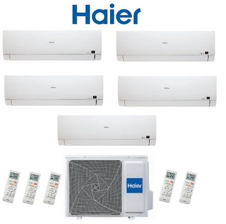 climatizzatore condizionatore haier penta split inverter serie brezza bs4 9_9_9_9_12 con 5u34hs1era 9000_9000_9000_9000_12000