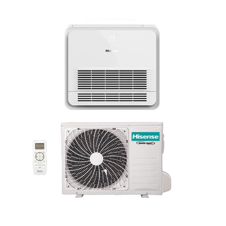 climatizzatore condizionatore hisense console soffitto pavimento r 32 9000 btu akt26ur4rk4 a__ con comando remoto novita 5975