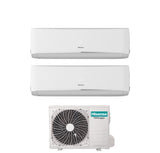 climatizzatore condizionatore hisense dual split inverter serie halo 12_12 con 2amw52u4rxc r 32 wi fi integrato 12000_12000