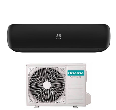 climatizzatore condizionatore hisense inverter serie apple pro black 18000 btu txg0180bg r 32 wi fi integrato classe a__ a__ colore nero