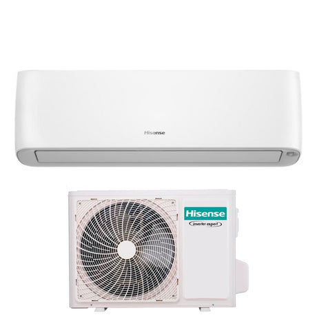 climatizzatore condizionatore hisense inverter serie hi energy 9000 btu qe25xv2ag r 32 wi fi integrato classe a___ a___ novita