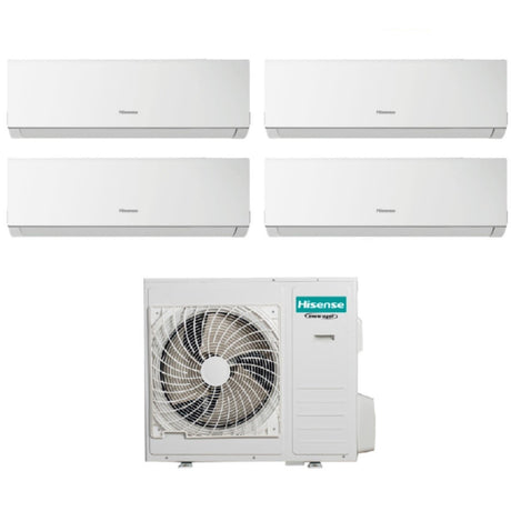 climatizzatore condizionatore hisense quadri split inverter serie new comfort 7_7_12_12 con 4amw105u4raa r 32 wi fi optional 7000_7000_12000_12000