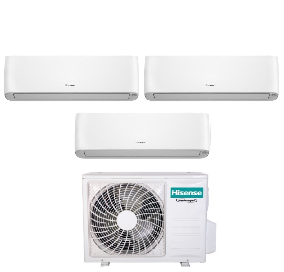 climatizzatore condizionatore hisense trial split inverter serie hi energy 9_9_12 con 3amw72u4rjc r 32 wi fi integrato 9000_9000_12000 novita