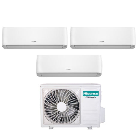 climatizzatore condizionatore hisense trial split inverter serie hi energy 9_9_12 con 3amw72u4rjc r 32 wi fi integrato 9000_9000_12000 novita