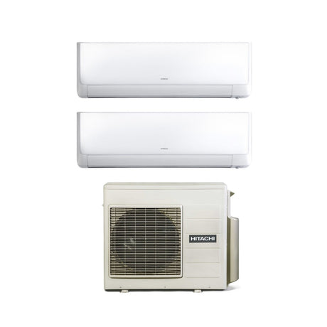 climatizzatore condizionatore hitachi dual split inverter serie performance 9_9 con ram 40np2e r 32 wi fi optional 9000_9000 novita 8065