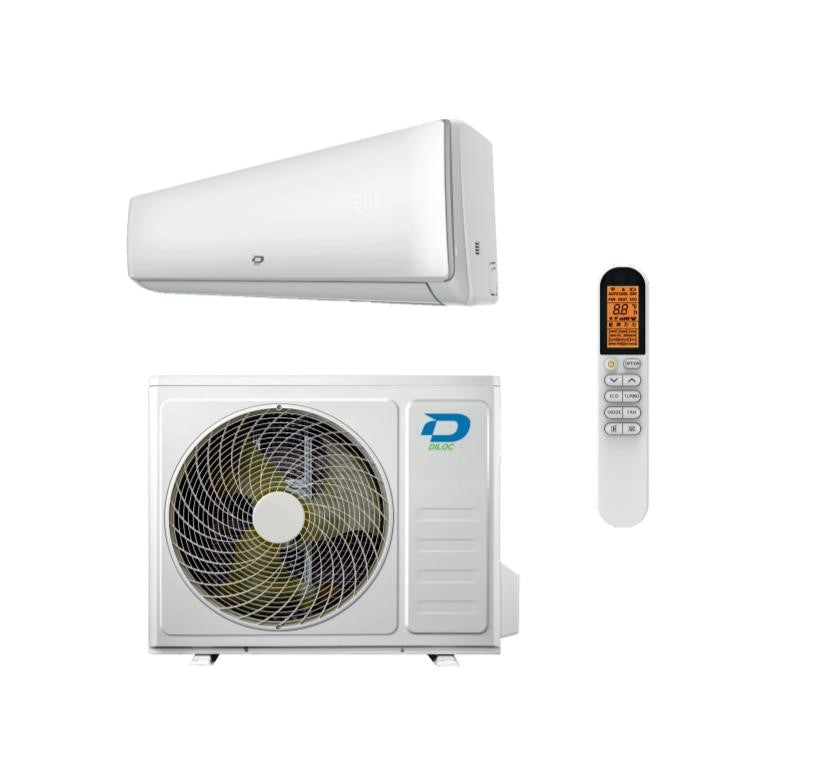 climatizzatore condizionatore inverter diloc serie impact 24000 btu d.impact24 a__ wi fi integrato
