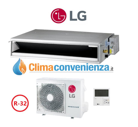 climatizzatore condizionatore lg canalizzabile 12000 btu cl12r n20 r 32 classe a__ new 2018