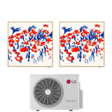 climatizzatore condizionatore lg dual split inverter serie artcool gallery 9_12 con mu2r17 r 32 wi fi optional 9000_12000 9163