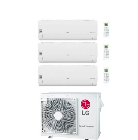 climatizzatore condizionatore lg trial split 12_12_12 inverter libero smart 12000_12000_12000 con mu4r25 r 32