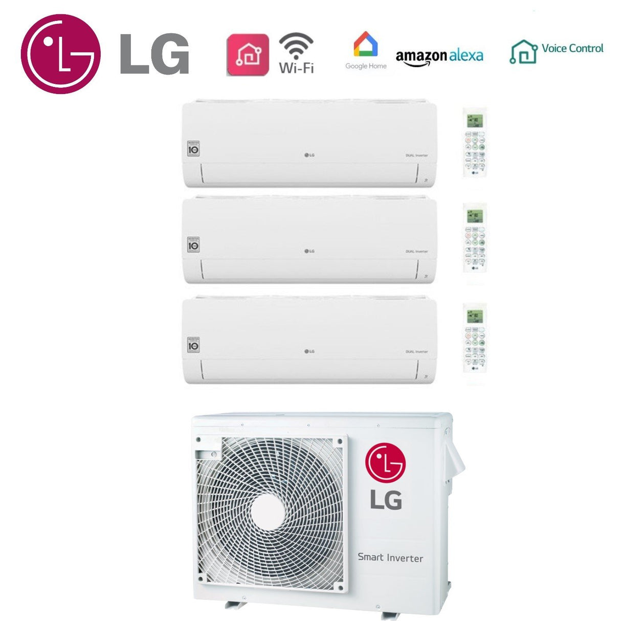climatizzatore condizionatore lg trial split 7_9_9 inverter libero plus 7000_9000_9000 con mu3r19 r 32