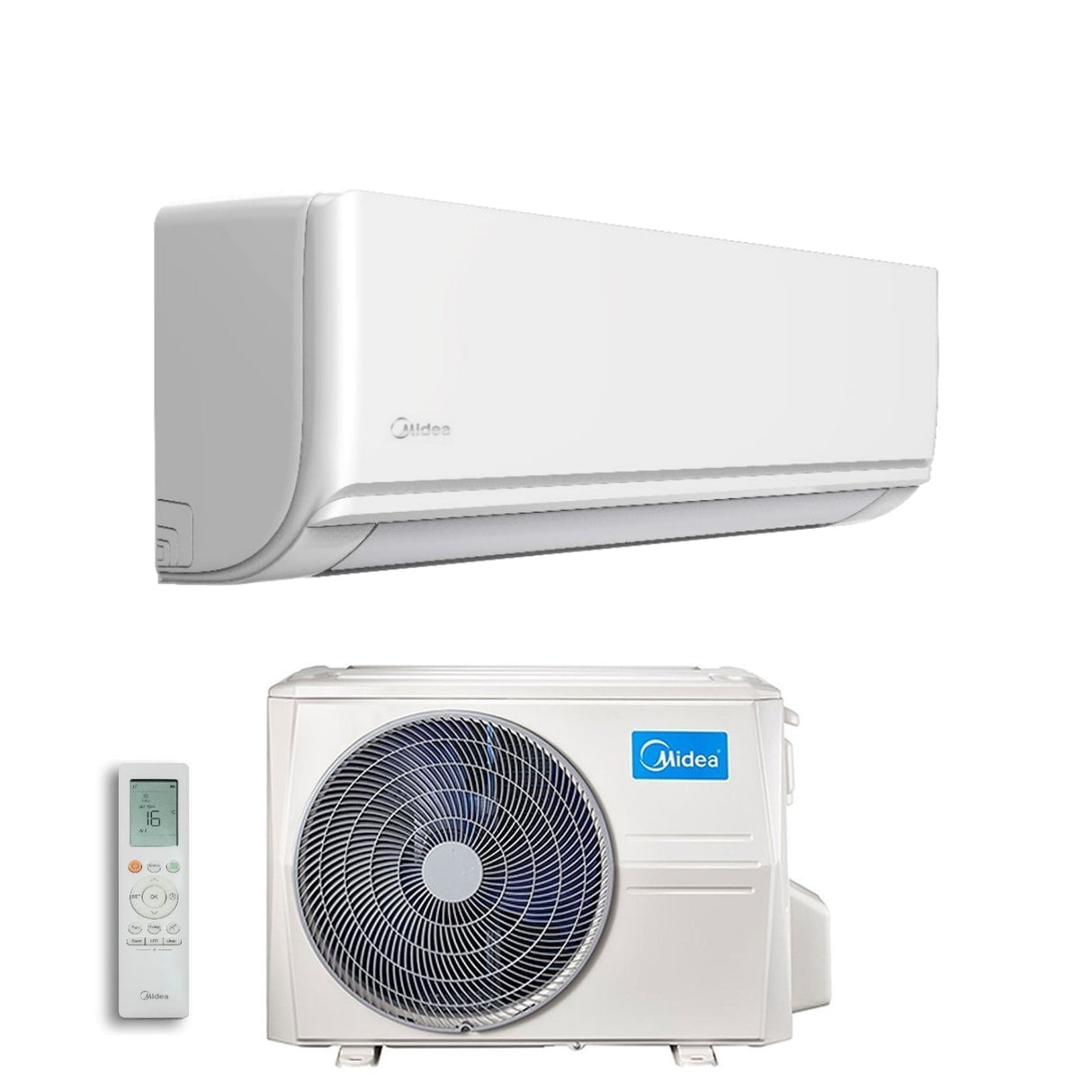 climatizzatore condizionatore midea inverter serie exclusive 18000 btu msagwcu 18hrfn8 r 32 wi fi optional classe a++ a+