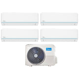 climatizzatore condizionatore midea quadri split inverter serie evolution 9_9_12_12 con m40b 36hfn8 r 32 wi fi optional 9000_9000_12000_12000