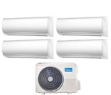 climatizzatore condizionatore midea quadri split inverter serie right 9_9_9_9 con m4oe 28hfn8 q r 32 wi fi optional 9000_9000_9000_9000 novita