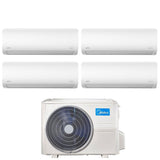 climatizzatore condizionatore midea quadri split inverter serie xtreme 9_9_9_12 con m4o 36fn8 r 32 wi fi integrato 9000_9000_9000_12000 novita